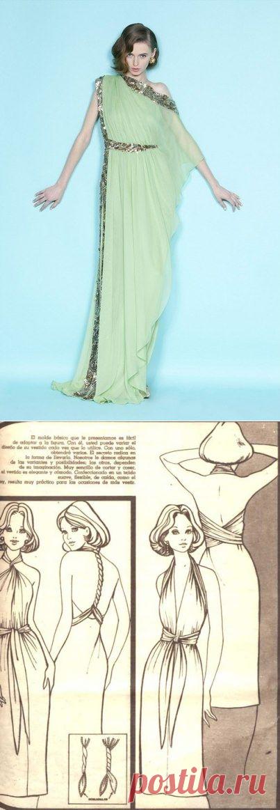 Простые выкройки. Шьём летнее платье - сарафан.