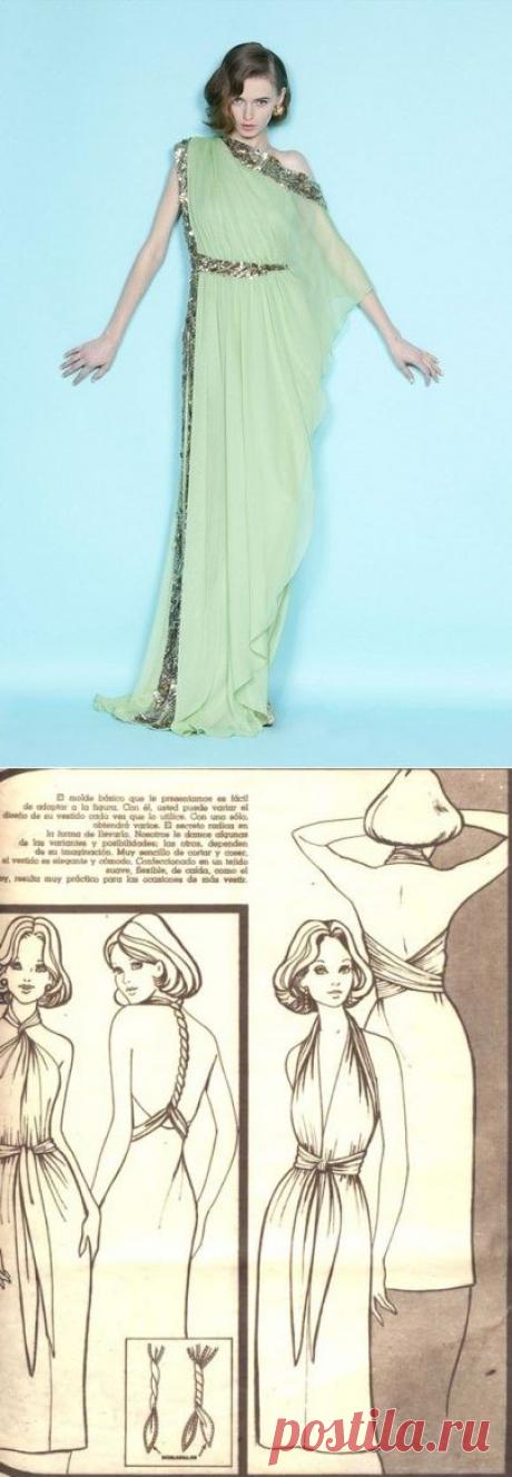 Простые выкройки. Шьём летнее платье - сарафан.