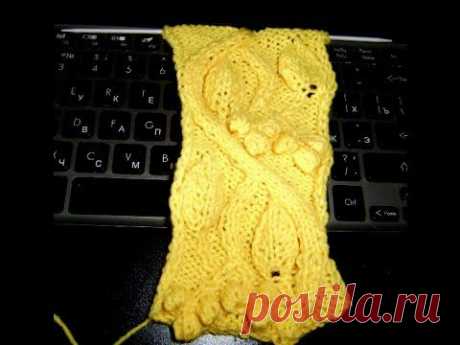 Вязание узоры араны Aran Knitting Вяжем с Людмилой Тен