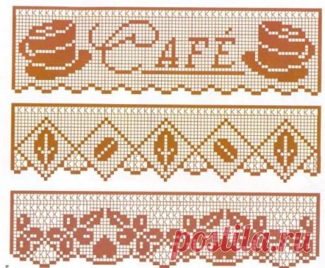 Кружева филейные / Вязание крючком / Вязаные крючком аксессуары