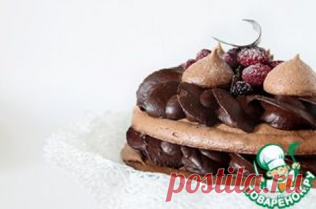 Шоколадный меренговый торт - кулинарный рецепт