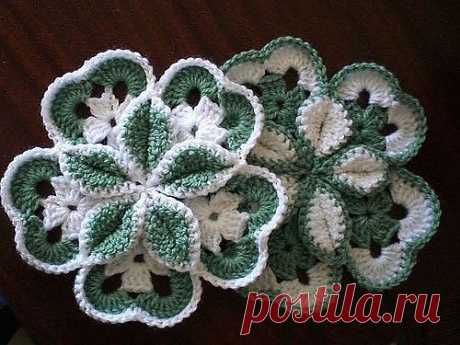 Starburst Hotpad Pattern ~ свободный образец и ссылки ... | Крючком фло ...