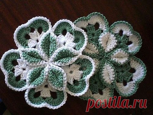 Starburst Hotpad Pattern ~ свободный образец и ссылки ... | Крючком фло ...