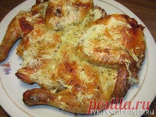 Цыпленок табака в духовке - пошаговый рецепт с фото | И вкусно и просто