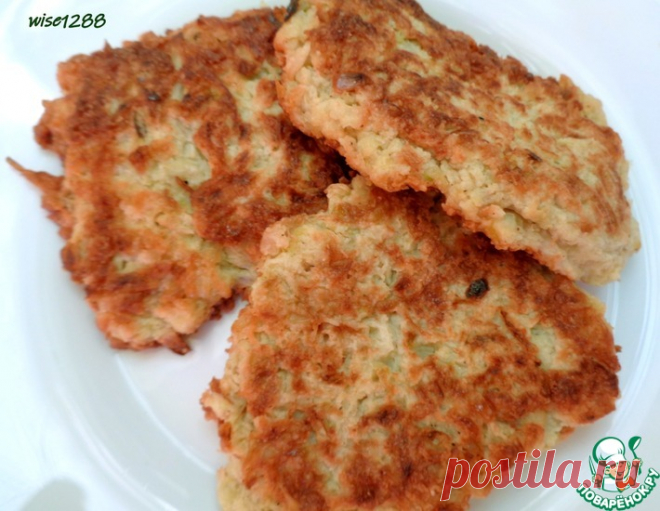 Капустные оладьи с манной крупой – кулинарный рецепт