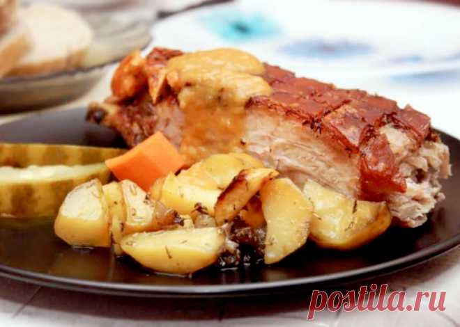 Маринованная свиная грудинка в духовке | Самые вкусные кулинарные рецепты