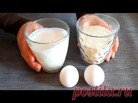 Кефир+Манка..Классная выпечка к чаю их простых ингредиентов |МАННИК