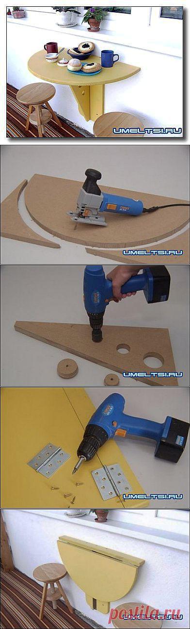 Откидной стол на балкон .