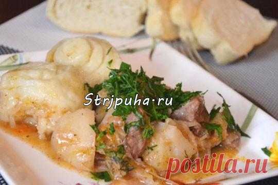 Штрудели с картофелем и мясом — Домашняя кулинария