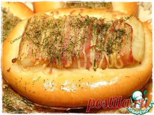 Булочки с картофелем и беконом - кулинарный рецепт
