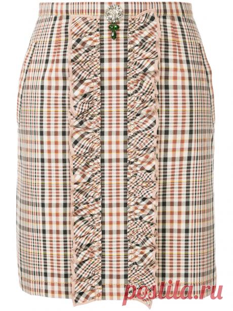 Nº21 Юбка в Клетку с Оборками - Купить в Интернет Магазине в Москве | Цены, Фото.
