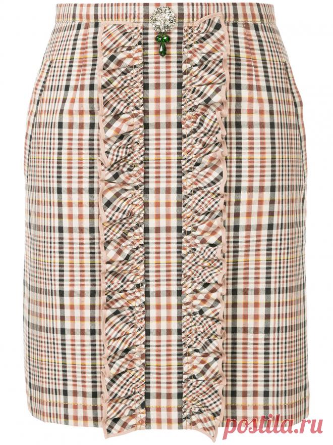 Nº21 Юбка в Клетку с Оборками - Купить в Интернет Магазине в Москве | Цены, Фото.