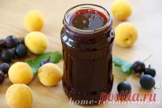 Абрикосовый джем с крыжовником | Домашний Ресторан