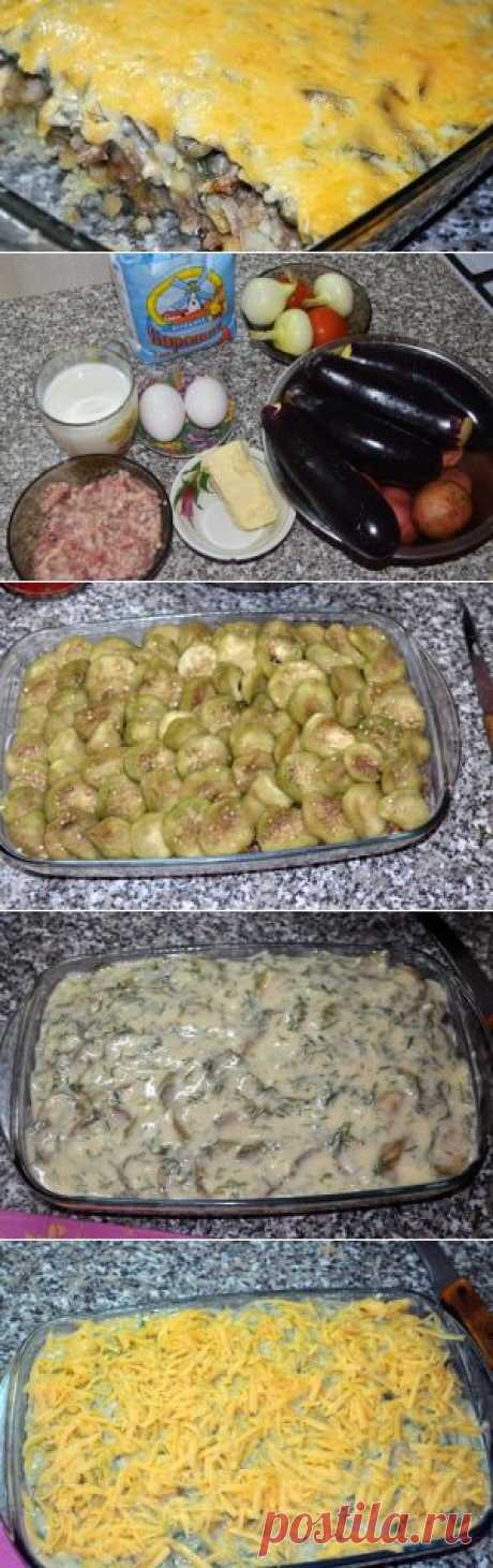 Мусака с баклажанами и картофелем | Вкусный день