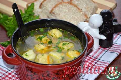 Овощной суп с сырными шариками Кулинарный рецепт