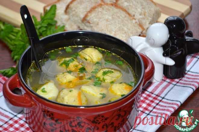 Овощной суп с сырными шариками Кулинарный рецепт