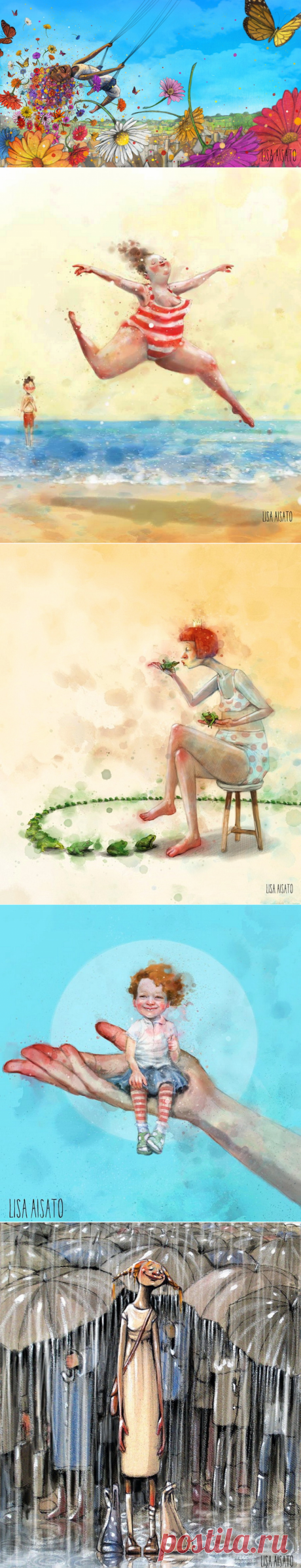 Очень помогает! Художник - иллюстратор Lisa Aisato