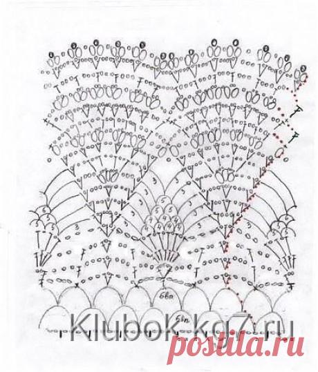 Топ крючком с объемным цветком "Нарцисс"