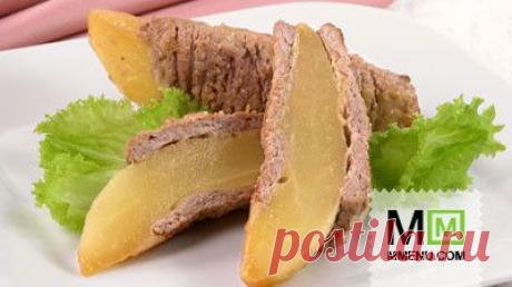 Рулетики из телятины с грушами - кулинарный рецепт. Миллион Меню