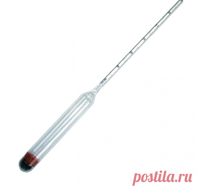 Ареометр АУ 1000-1050 (ГОСТ 18481-81)
Ареометр представляет собой прибор цилиндрической формы изготовленный из прозрачного стекла. В верхней части корпуса ареометра припаян стеклянный пустой стержень, на внутренней поверхности которого размещена шкала. Нижняя часть корпуса ареометра наполнена балластом, который придает ареометру необходимый вес.