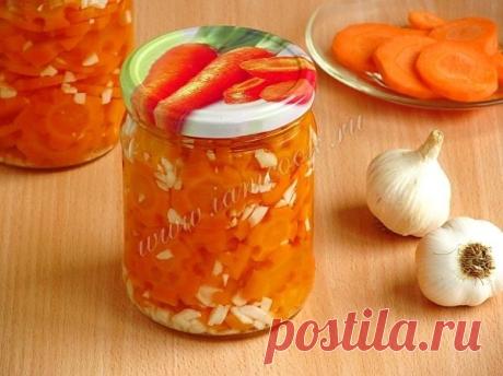 МОРКОВЬ, МАРИНОВАННАЯ С ЧЕСНОКОМ