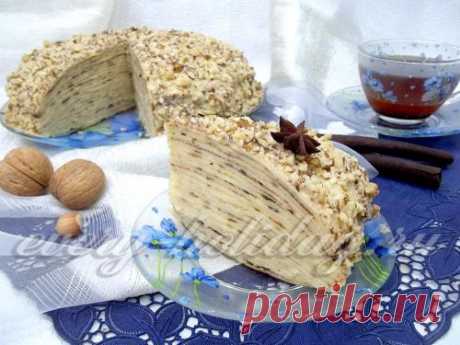 Блинный торт "Наполеон" - рецепт с фото