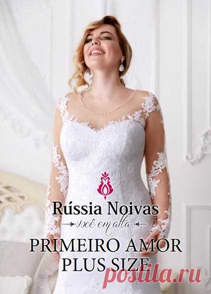 Lookbook свадебных платьев для полных девушек российско-бразильского бренда Rússia Noivas весна 2019