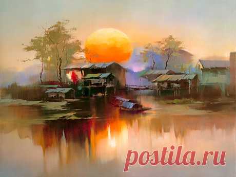 Кен Хонг Лунг — мастер волшебных пейзажей | Журнал Ярмарки Мастеров