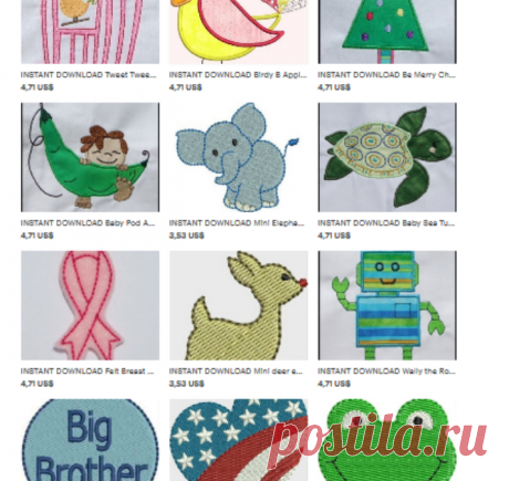 DB embroidery designs от DBembroideryDesigns на Etsy
