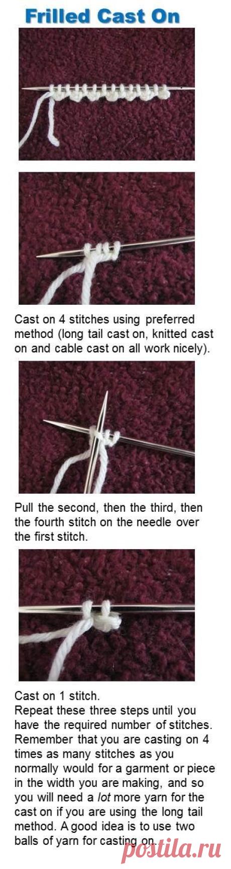 Make Your Cast on Fancier with the Frilled Cast on