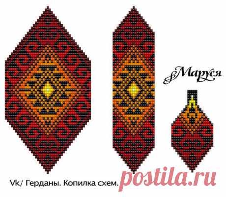 (2) Герданы . Копилка схем | ABALORIOS