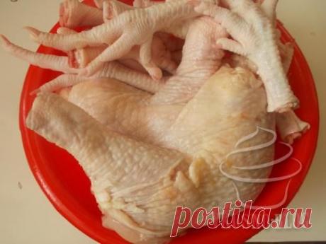 Холодец из куриных окорочков в мультиварке - рецепт с фото