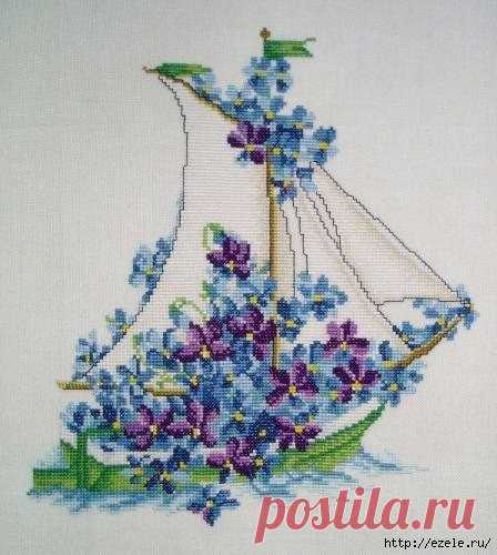Цветочный парусник