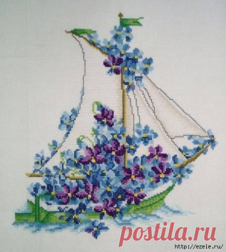 Цветочный парусник