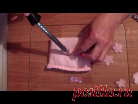 Как сделать веточку цветущей яблони. Часть 3