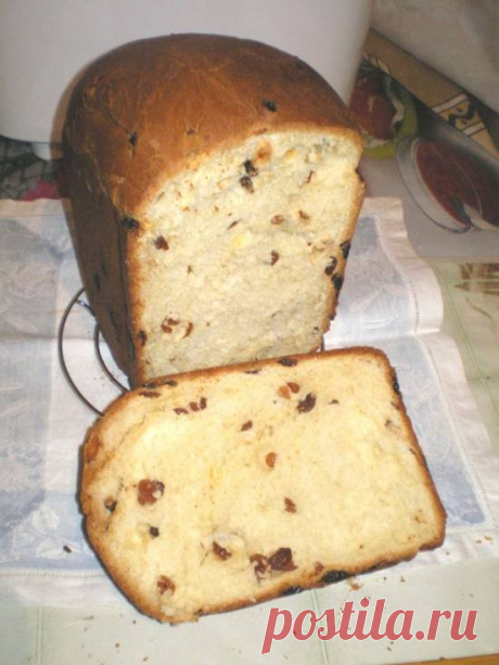 Кулич с изюмом - ХЛЕБОПЕЧКА.РУ - рецепты, отзывы, инструкции