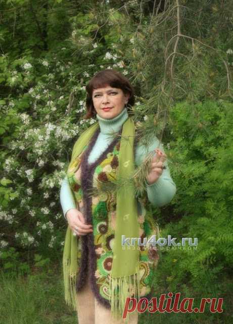 Жилет Берендеев лес крючком в технике “фриформ”. Схемы 
Жилет Берендеев лес. Работа Светланы Шевченко


 Жилет “Берендеев лес”, размер 50-52. Связан в технике “фриформ” из нескольких видов пряжи, шерстяной, полушерстяной и фасонной (травка, мех, фантазийн…