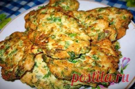 Куриные оладьи