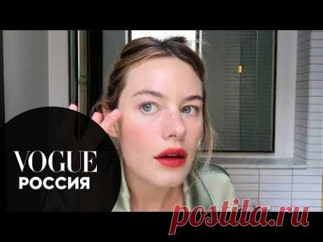 Камилль Роу показывает, как сделать макияж француженки