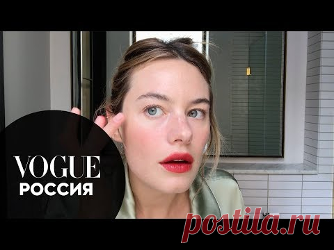 Камилль Роу показывает, как сделать макияж француженки