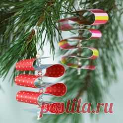 Новогодние украшения из бумаги для дома своими руками