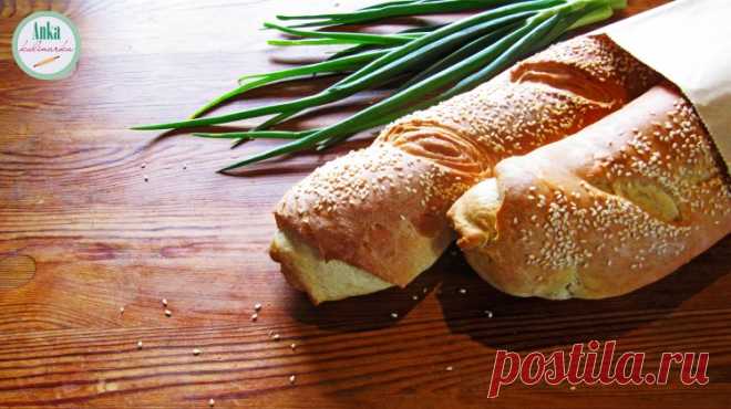 Французский багет с кунжутом - Простые рецепты Овкусе.ру