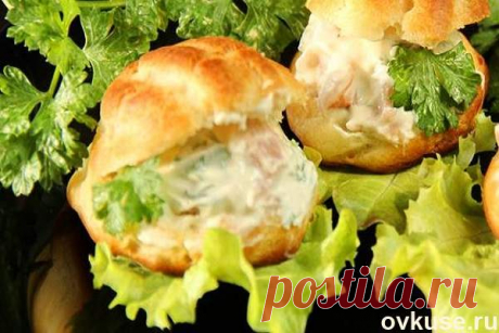 Профитроли с красной рыбой - Простые рецепты Овкусе.ру