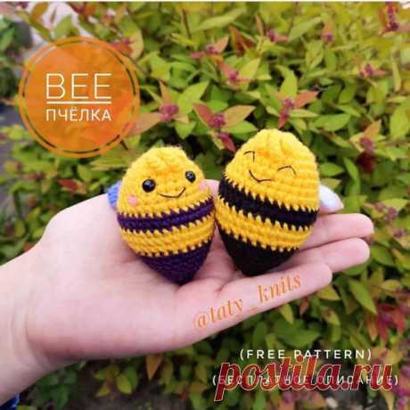 Пчёлка с чёлкой 

Автор описания: @taty_knits