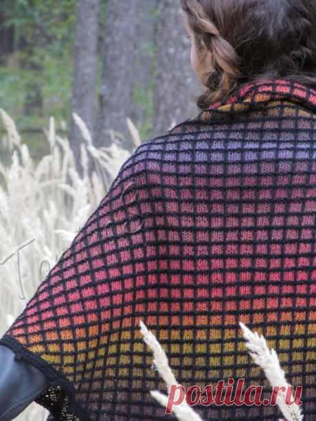 Шали, палантины, шарфы Светланы Томиной. Клетка & Tartan