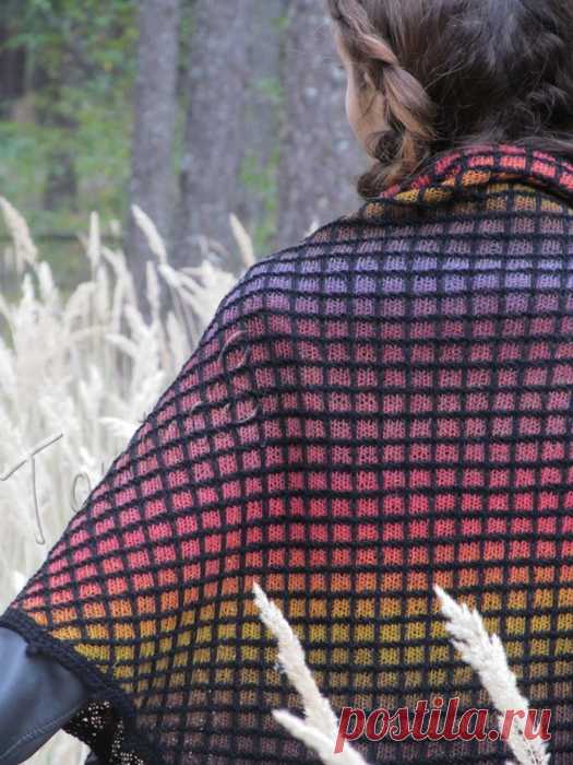 Шали, палантины, шарфы Светланы Томиной. Клетка & Tartan