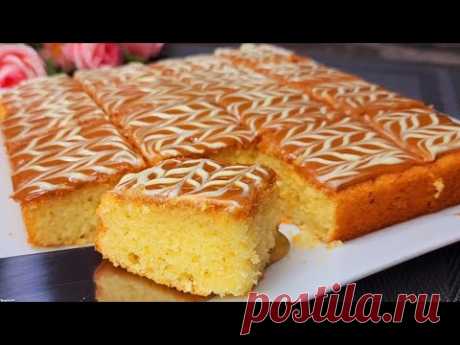 СТАКАН МАНКИ и СТАКАНА КЕФИРА! Очень вкусный десерт из ничего! И на праздник и на каждый день!