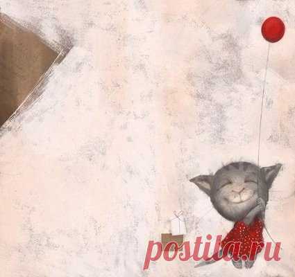 Добрые и позитивные коты в рисунках. Кошачий арт. Рисунки котов. Доброе искусство. - СЧАСТЬЕ ЕСТЬ! Философия. Мудрость. Книги. — ЖЖ