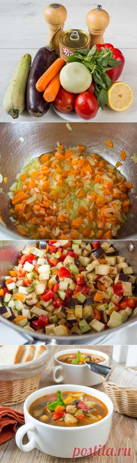 Овощной суп с нутом и лимоном - Пошаговый рецепт с фото | Первые блюда | Вкусный блог - рецепты под настроение