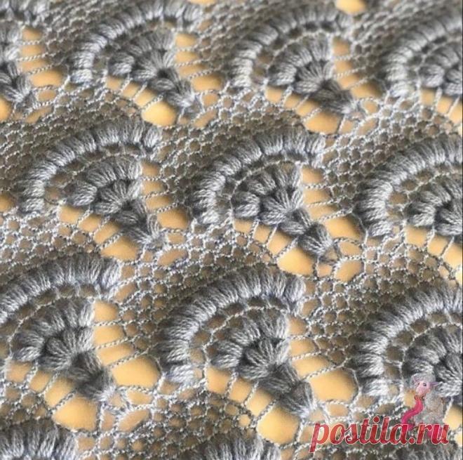 Узор крючком «Королевские фонтаны»
🏻У нас еще много интересного